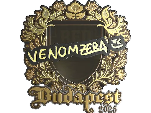 Sticker | venomzera (Gold) | Budapest 2025 - $ 4.30