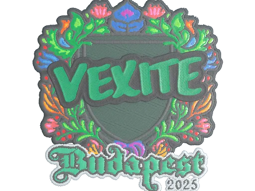 Sticker | vexite (Embroidered) | Budapest 2025 - $ 0.05