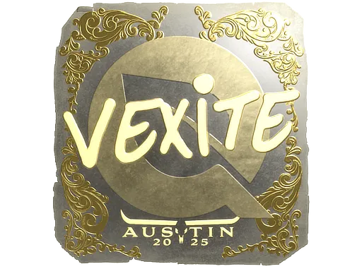 Sticker | vexite (Gold) | Austin 2025 - $ 2.98