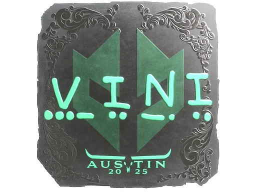 Sticker | VINI (Foil) | Austin 2025 - $ 0.13
