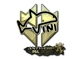 Sticker | VINI (Gold) | Antwerp 2022 - $ 27.67