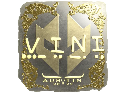 Sticker | VINI (Gold) | Austin 2025 - $ 2.87