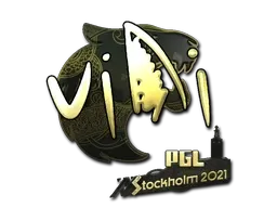Sticker | VINI (Gold) | Stockholm 2021 - $ 6.30