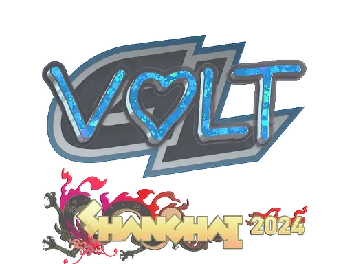 Sticker | volt (Glitter) | Shanghai 2024 ``