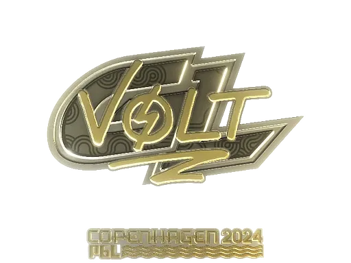 Sticker | volt (Gold) | Copenhagen 2024 - $ 1.87