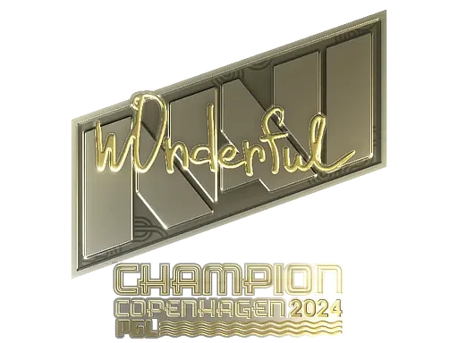 Sticker | w0nderful (Gold - $ 0.00