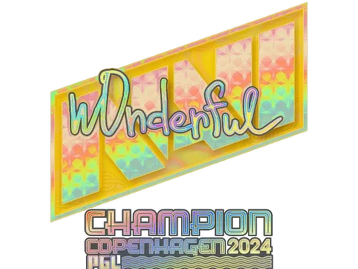 Sticker | w0nderful (Holo, Champion) | Copenhagen 2024 - $ 0.59