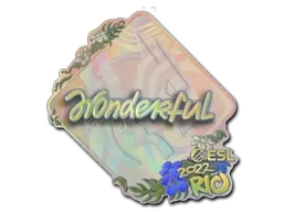 Sticker | w0nderful (Holo) | Rio 2022 - $ 1.53