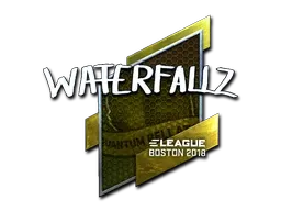 Sticker | waterfaLLZ (Foil) | Boston 2018 - $ 7.05