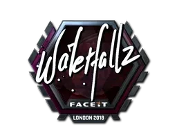 Sticker | waterfaLLZ (Foil) | London 2018 - $ 2.64