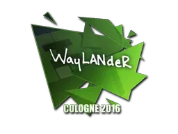 Sticker | wayLander | Cologne 2016 - $ 10.65