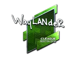 Sticker | wayLander (Foil) | Boston 2018 - $ 5.75