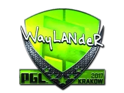 Sticker | wayLander (Foil) | Krakow 2017 - $ 26.65
