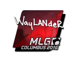 Sticker | wayLander (Foil) | MLG Columbus 2016 - $ 8.48
