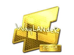 Sticker | wayLander (Gold) | Atlanta 2017 - $ 100.08