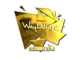 Sticker | wayLander (Gold) | Cologne 2016 - $ 75.99