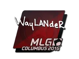 Sticker | wayLander | MLG Columbus 2016 - $ 2.50