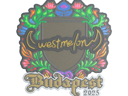 Sticker | westmelon (Embroidered) | Budapest 2025 - $ 0.04