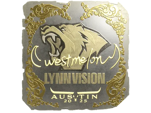 Sticker | westmelon (Gold) | Austin 2025 - $ 5.46