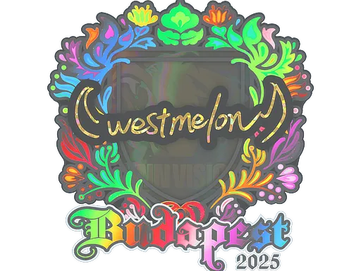 Sticker | westmelon (Holo) | Budapest 2025 - $ 0.96