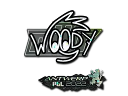 Sticker | WOOD7 (Glitter) | Antwerp 2022 - $ 0.06