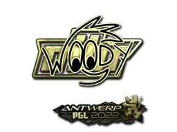 Sticker | WOOD7 (Gold) | Antwerp 2022 - $ 3.15