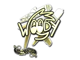 Sticker | WOOD7 (Gold) | Paris 2023 - $ 1.88
