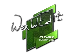 Sticker | WorldEdit | Boston 2018 - $ 1.77