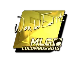 Sticker | WorldEdit (Gold) | MLG Columbus 2016 - $ 33.58