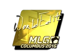 Sticker | WorldEdit (Gold) | MLG Columbus 2016 - $ 38.73