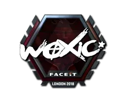 Sticker | woxic (Foil) | London 2018 - $ 6.98