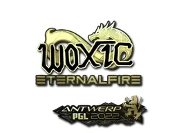 Sticker | woxic (Gold) | Antwerp 2022 - $ 3.96
