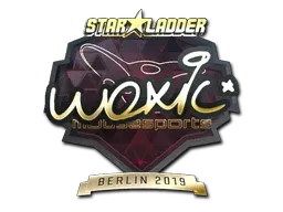Sticker | woxic (Gold) | Berlin 2019 - $ 23.58