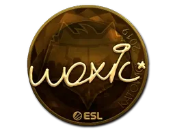 Sticker | woxic (Gold) | Katowice 2019 - $ 28.77