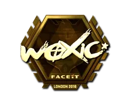 Sticker | woxic (Gold) | London 2018 - $ 261.87