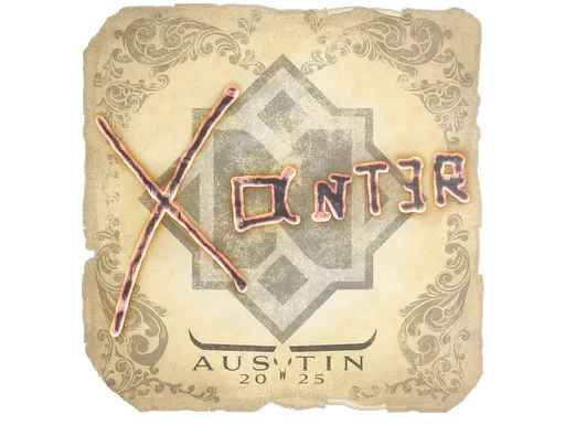 Sticker | Xant3r | Austin 2025 - $ 0.05