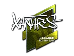 Sticker | XANTARES (Foil) | Boston 2018 - $ 18.78