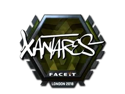 Sticker | XANTARES (Foil) | London 2018 - $ 12.99