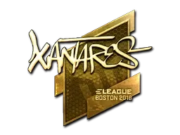 Sticker | XANTARES (Gold) | Boston 2018 - $ 1575.92