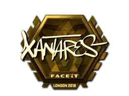 Sticker | XANTARES (Gold) | London 2018 - $ 328.34