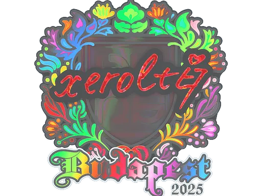 Sticker | xerolte (Holo) | Budapest 2025 - $ 0.71