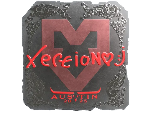 Sticker | xertioN (Foil) | Austin 2025 - $ 0.12