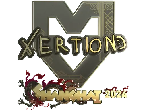 Sticker | xertioN (Gold) | Shanghai 2024 ``