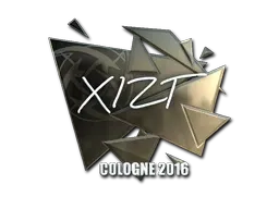 Sticker | Xizt (Foil) | Cologne 2016 - $ 15.38