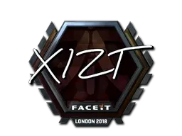 Sticker | Xizt (Foil) | London 2018 - $ 2.84