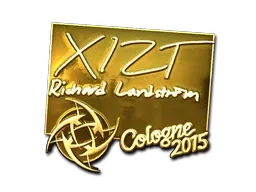 Sticker | Xizt (Gold) | Cologne 2015 - $ 17.28