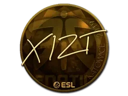 Sticker | Xizt (Gold) | Katowice 2019 - $ 56.74
