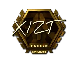 Sticker | Xizt (Gold) | London 2018 - $ 89.51