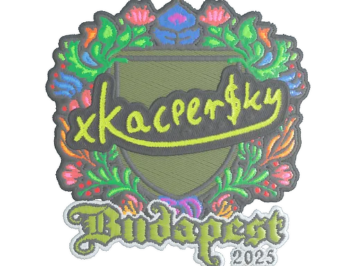 Sticker | xKacpersky (Embroidered) | Budapest 2025 - $ 0.08