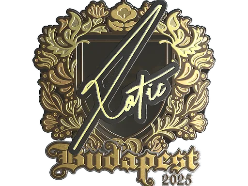 Sticker | XotiC (Gold) | Budapest 2025 - $ 4.45